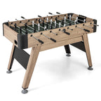 Costway 54" Foosball Table with 2 Balls & 26 Players 2 Bead Style Scorers for Game Rooms