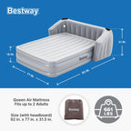 Bestway Wingback 17" Queen Air Mattress with Built-in Pump
