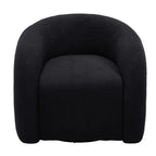 360�� Swivel Accent Chair for Living Room, Boucle Barrel Armchair Single Sofa Chair Reading Chair, Sage Green