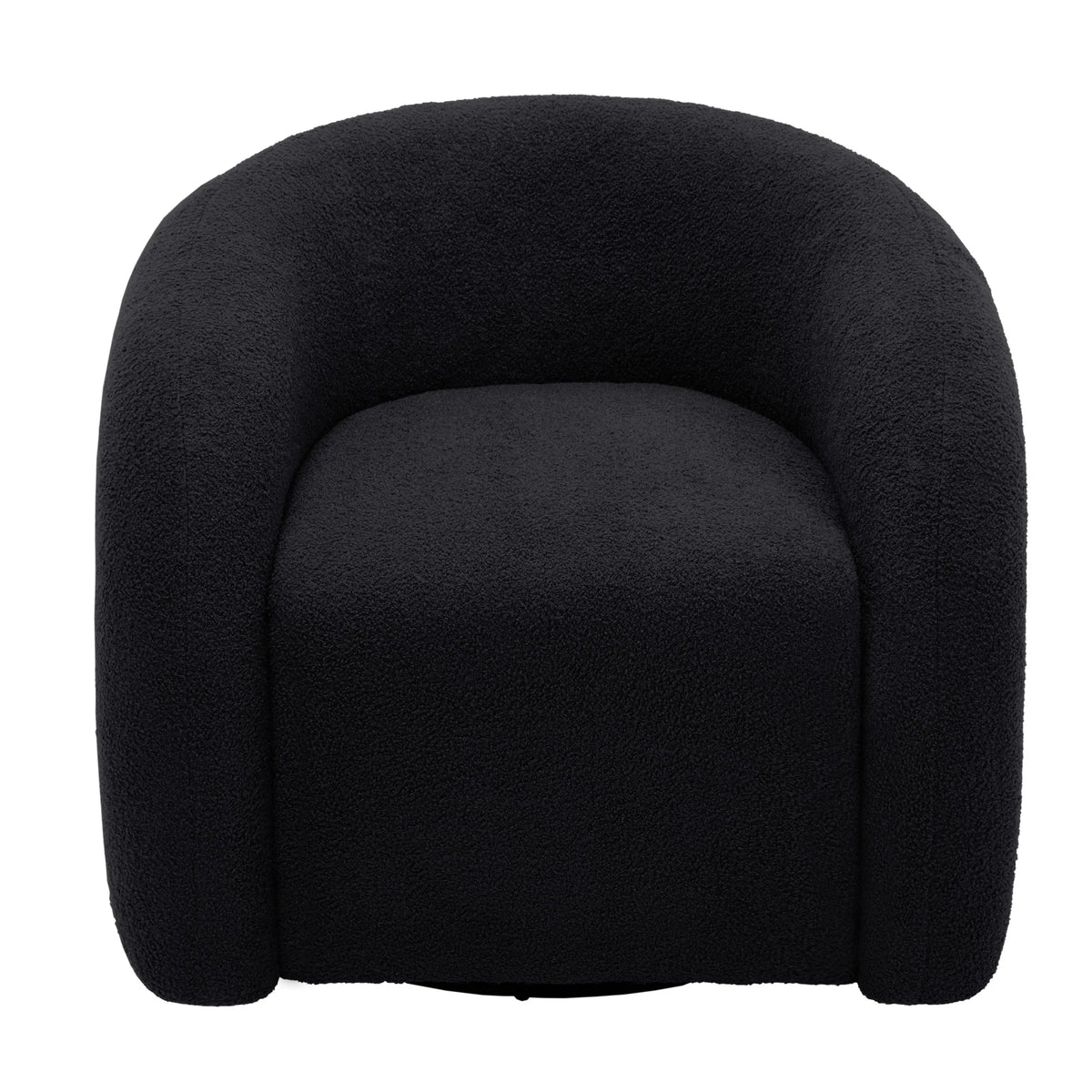 360�� Swivel Accent Chair for Living Room, Boucle Barrel Armchair Single Sofa Chair Reading Chair, Sage Green