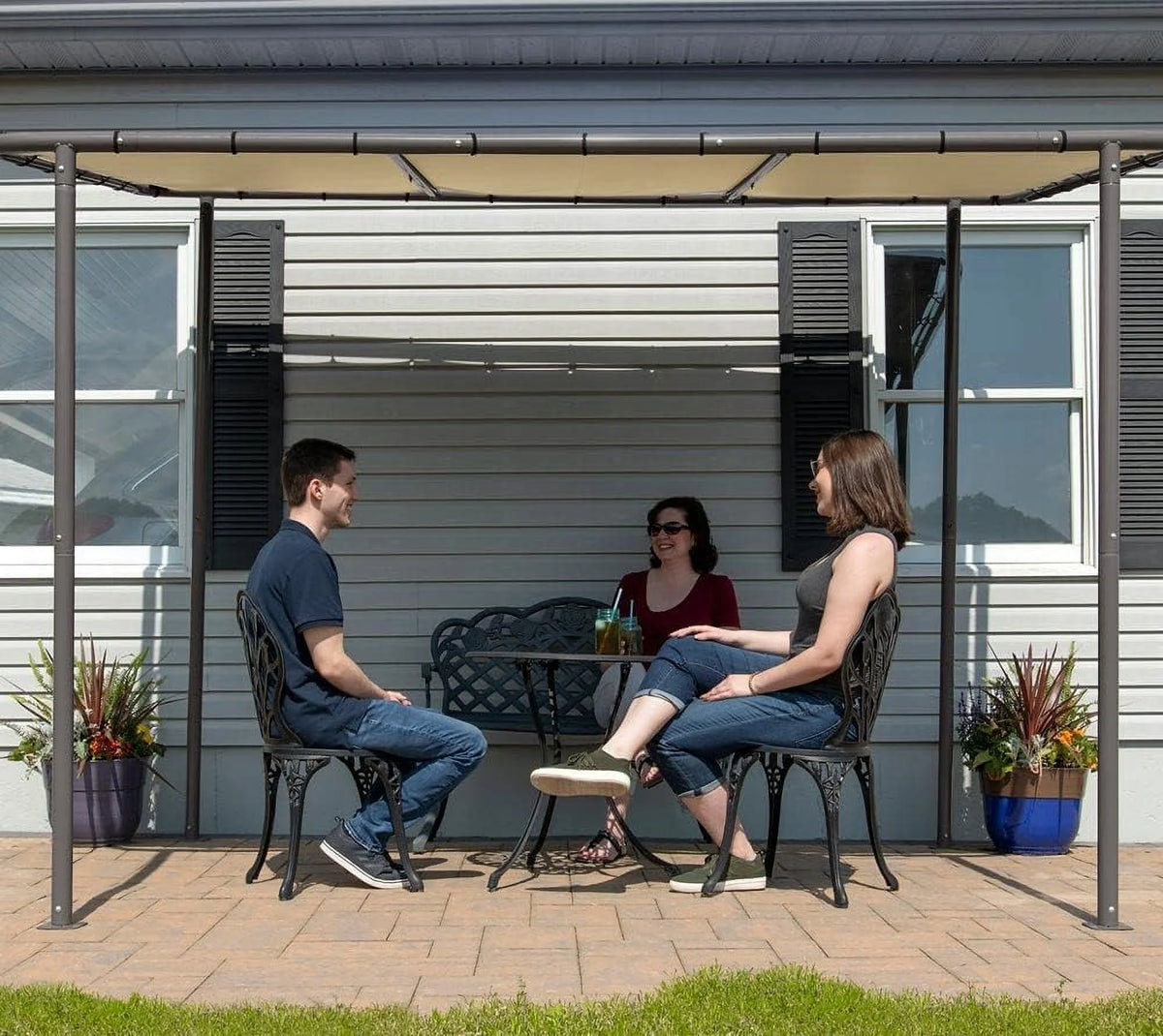 ShelterLogic 10' x 6' Outdoor Solano Canopy, Water-Resistant