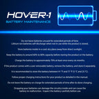 Hover-1 Evolution Hoverboard for Children, LED Headlights, 6 mph Max Speed, Midnight Blue