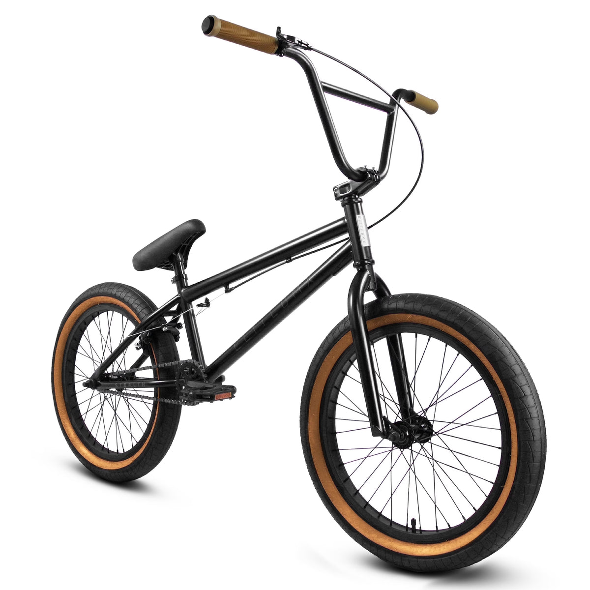 Elite BMX Bicycle 20�� Freestyle Bike - Stealth Blue Purple Ideal for Ages 7 to 18 Years