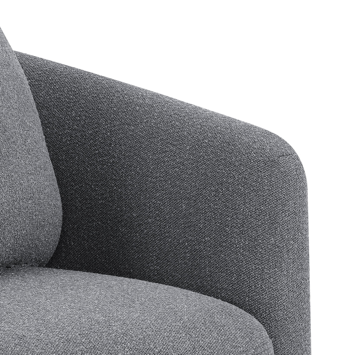 Beautiful Drew Accent Chair by Drew Barrymore, Cream Boucle
