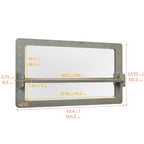 ECR4Kids Wall-Mounted Coordination Mirror, Natural