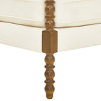 Pioneer Woman Harper Spindle Accent Chair, Jade Fabric Upholstery