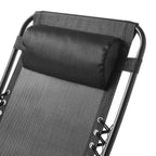 Mainstays Zero Gravity Chair Lounger, 2 Pack - Black