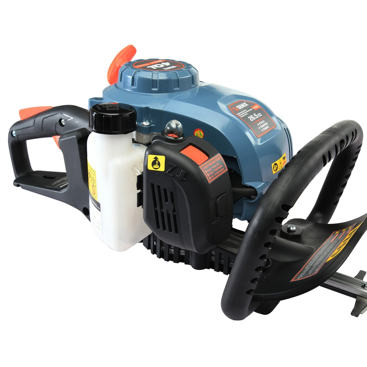 SENIX 26.5 cc 4 Cycle Gas Powered Hedge Trimmer, Dual Action Blades,  HT4QL-L