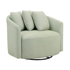 Beautiful Drew Accent Chair by Drew Barrymore, Cream Boucle