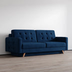 Meble Furniture Vegas Queen Sofa Bed with Storage, Multiple Colors