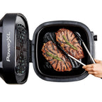 Grill Air Fryer Combo Plus, Indoor Grill / Air Fryer, Stainless Steel