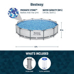 Bestway Steel Pro MAX 10' x 30" Above Ground Pool Set Round