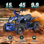 Aoemoe 500W Ride-On Racer �C 15mph Speed, 36V Battery, 45�C60 Min Play, Blue