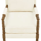 Pioneer Woman Harper Spindle Accent Chair, Jade Fabric Upholstery