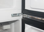 ARCTIC CHEF - 10 Cu Ft Top-Freezer Apartment-size Retro Refrigerator - Black