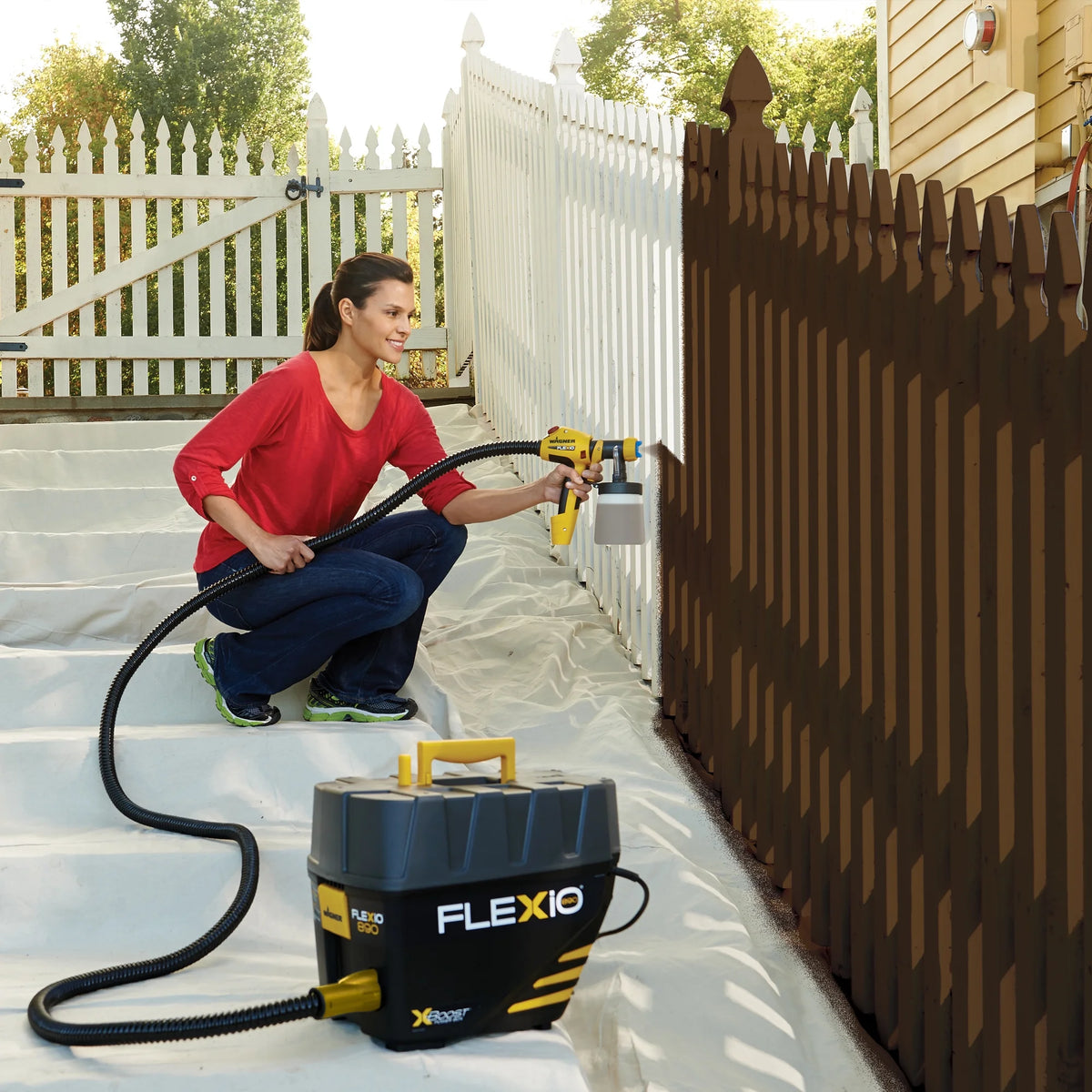 Wagner Flexio 5000 Paint Sprayer, 2 Nozzles Included, Turbine Base
