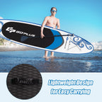Goplus 10.5�?Inflatable Stand Up Paddle Board 6" Thick SUP W/Carrying Bag Aluminum Paddle