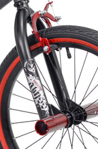 18" Kent Bicycle Abyss Freestyle BMX Bicycle, Fits Riders 3'2"-4'2", Gray, Child, Unisex