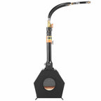 Choco Moon Propane Forge Portable Double Burner Tool, Large Capacity Blacksmith Farrier Forge, Mini Furnace Blacksmithing Kit, Gas Forging Tools Equipment, 2 Burner Forge, Black