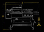 Boss Platinum KC Combo, Wi-Fi? and Bluetooth? Wood Pellet and Gas Grill