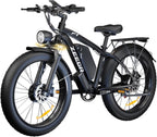 2000W Electric Bike for Adults 48V 22.4AH Ebikes 35MPH Mountain Ebike  26" Fat Tire