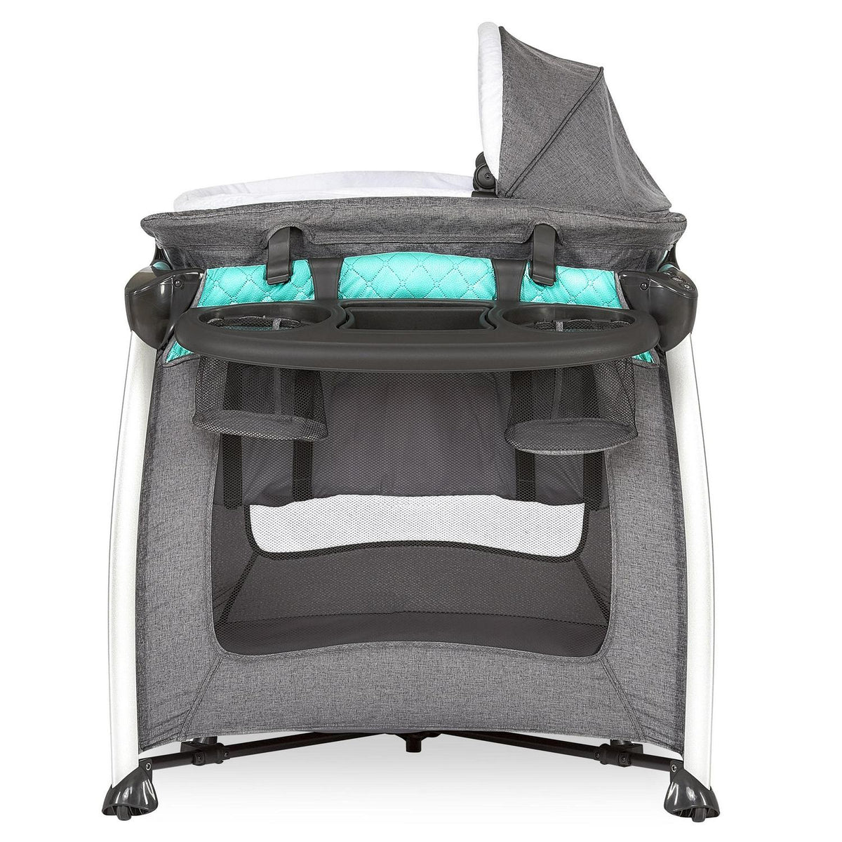 Dream On Me Princeton Deluxe Nap N Pack 3-in-1 Convertible Playard. Changer and Bassinet in Mint