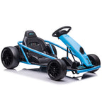 Kojooin Go Kart for Kids,24V Battery 300WX2 Motors Pedal On Foot Go Cart,8MPH High Speed Drifting Car with Slow Start Function,Rose red