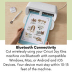 Cricut Joy Xtra Die-Cutting Machine Sticker Edition Bundle, White- New Walmart Exclusive