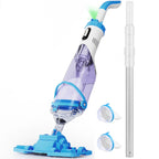 LANCHEZ Cordless Pool Vacuum with Strong Suction, Handheld Rechargeable Swimming Pool Cleaner with Powerful Suction up to 17.5 GPM for Inground and Above Ground Pools, Hot Tubs