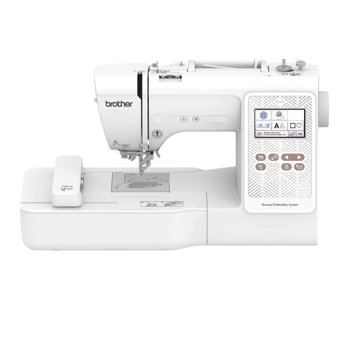 Brother PE570 Embroidery Machine with 135 Built-in Designs, Wireless Connectivity, and Artspira App Integration
