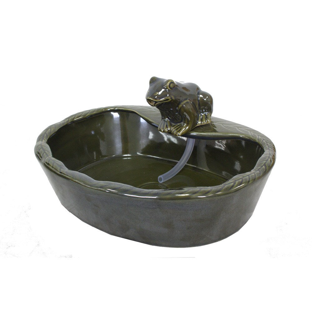 ASC Terracotta Sundance Ceramic Solar Water Fountain
