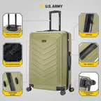 US ARMY FOX 28" Large Suitcase Black