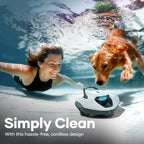 Aiper Scuba 800W Cordless Robotic Automatic Pool Cleaner for Above Ground Pools