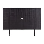 SAFAVIEH Outdoor Collection Akita Folding Table Black