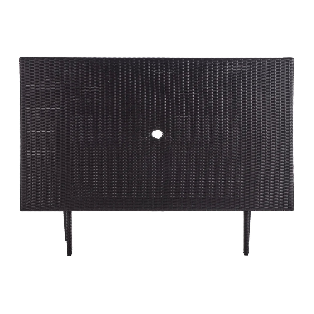 SAFAVIEH Outdoor Collection Akita Folding Table Black