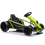 Kojooin Go Kart for Kids,24V Battery 300WX2 Motors Pedal On Foot Go Cart,8MPH High Speed Drifting Car with Slow Start Function,Rose red