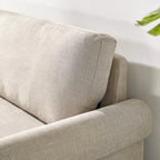 Zinus Josh 2-Seater Loveseat, Beige