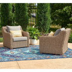 Better Homes & Gardens Bellamy  2-Pack Outdoor Wicker Club Lounge Patio Chairs, Dark Brown
