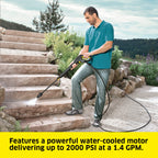 Karcher Pressure Washer, K5 Premium, 1.45 GPM, Hose Reel, 32 ft. Hose - 2000 PSI