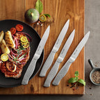 McCook MC20 17pcs Kitchen Knife Set with Block Cutlery Knife Block Set Stainless Steel