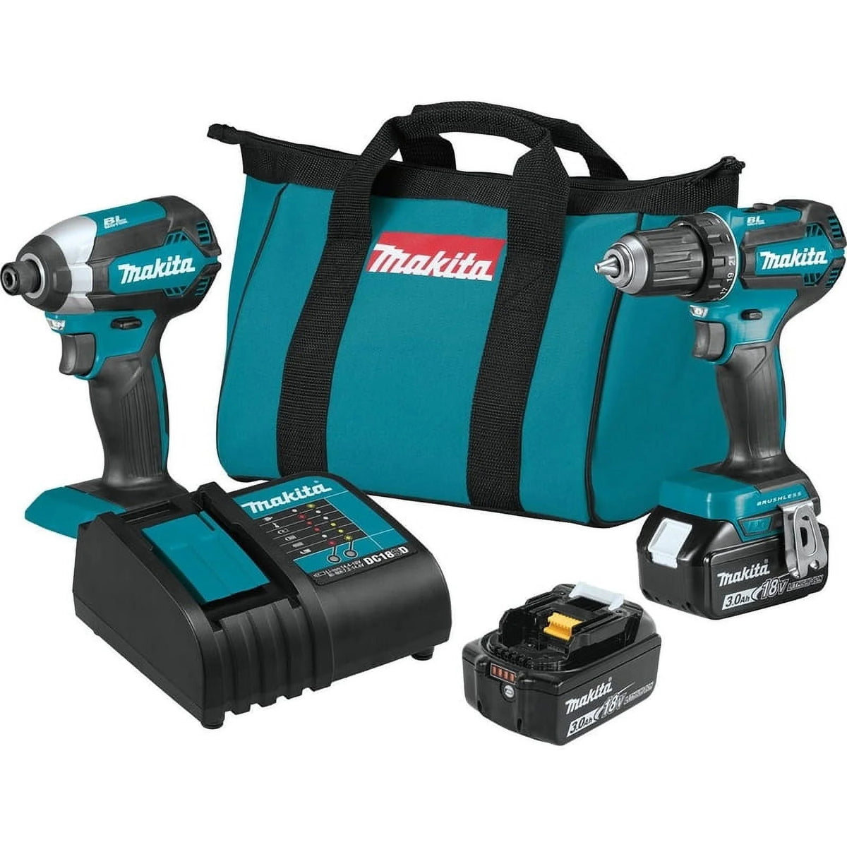 Makita 2pc 18v Lxt Combo Kit XT281S