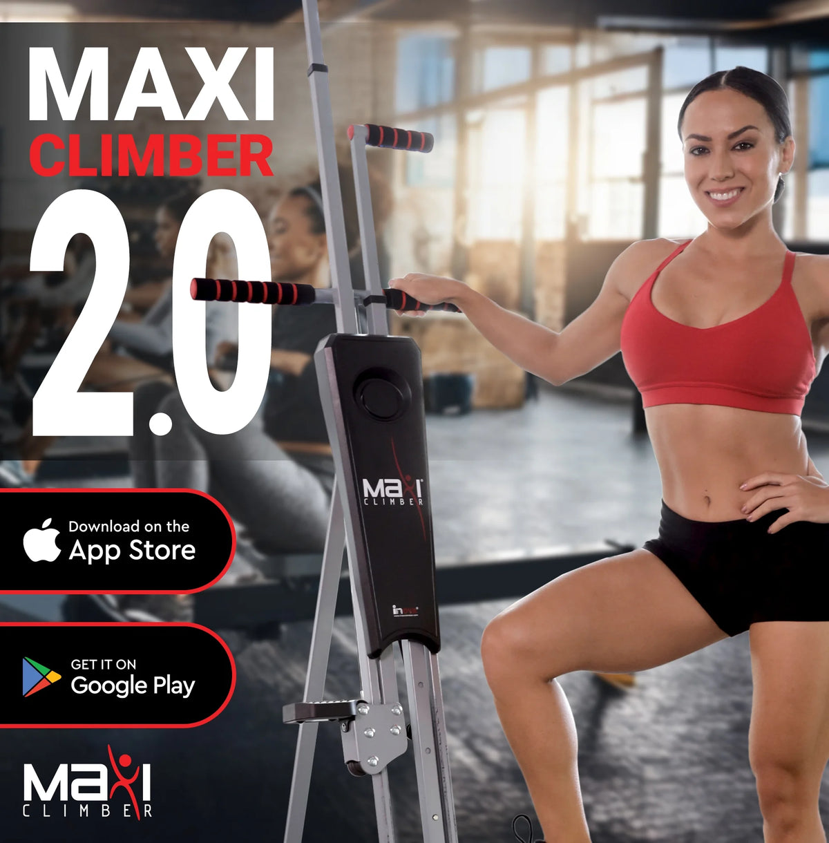 MaxiClimber Classic Vertical Resistance Climber and Cardio Exercise System