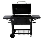 Heavy-Duty Extra-Large Charcoal Grill in Black