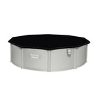 Bestway Hydrium 15' x 48" Steel Wall Above Ground Swimming Pool Set, Gray