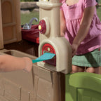 Step2 Happy Home Cottage &amp; Grill Brown Playhouse Plastic Kids Outdoor Toys