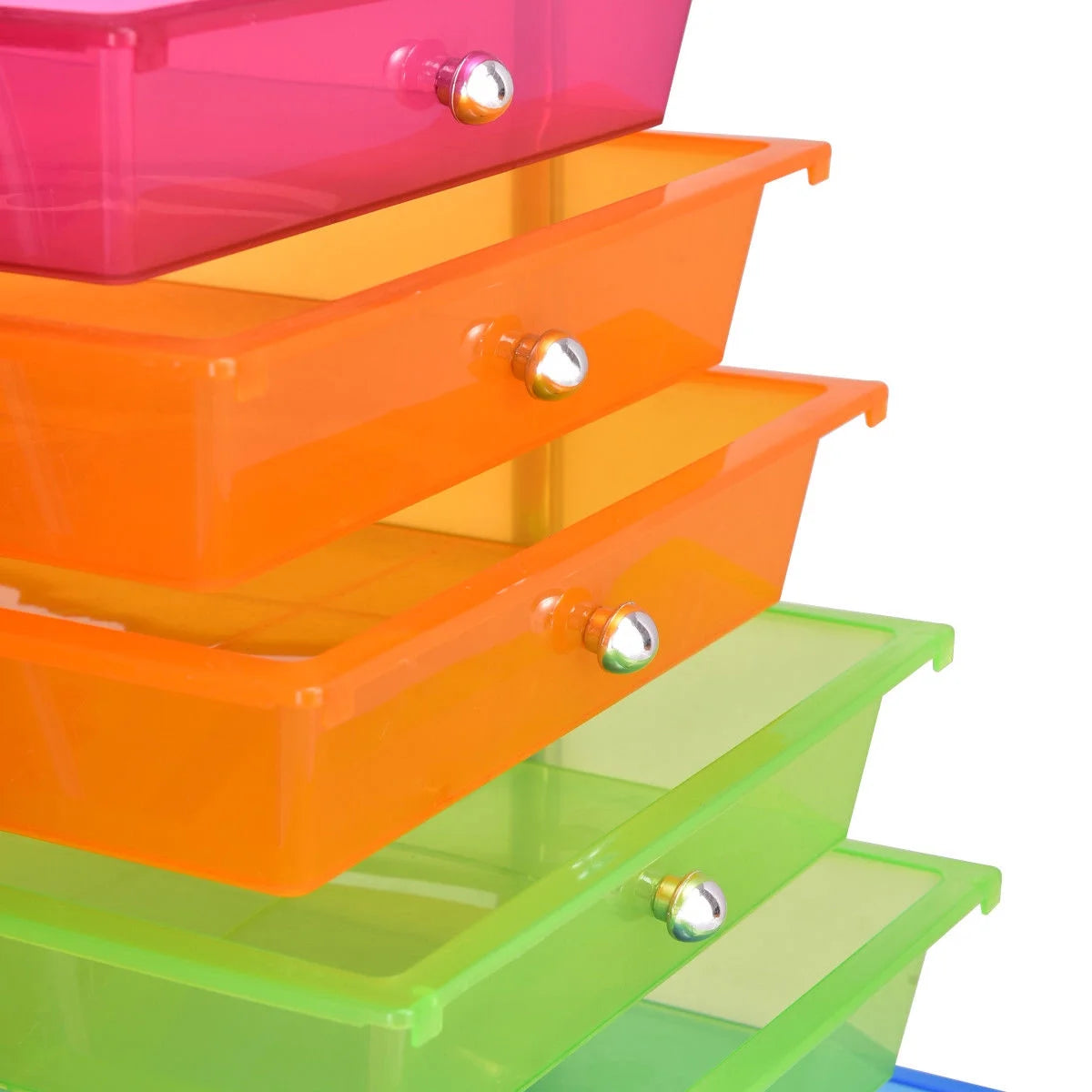 Costway 20 Drawer Rolling Storage Cart Tools Scrapbook Paper Office School Organizer Yellow