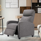 CONCETTA Massage Recline Chair with Padded Seat and Massage Backrest, Black