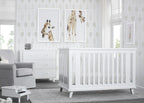 Delta Children Ava 3-in-1 Convertible Baby Crib. White