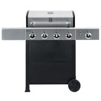 Kenmore BBQ Propane Gas Grill - 5 Burners with Side Burner & Searing Zone, 644 Sq. In. Stainless Steel Grill, 66,000 BTU, Ideal for Outdoor Cooking, Patio & Backyard, Black