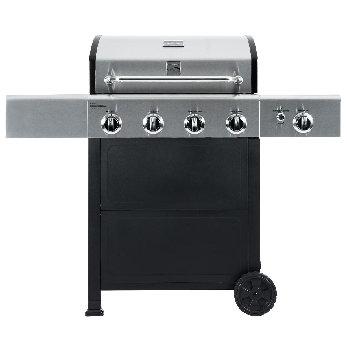 Kenmore BBQ Propane Gas Grill - 5 Burners with Side Burner & Searing Zone, 644 Sq. In. Stainless Steel Grill, 66,000 BTU, Ideal for Outdoor Cooking, Patio & Backyard, Black